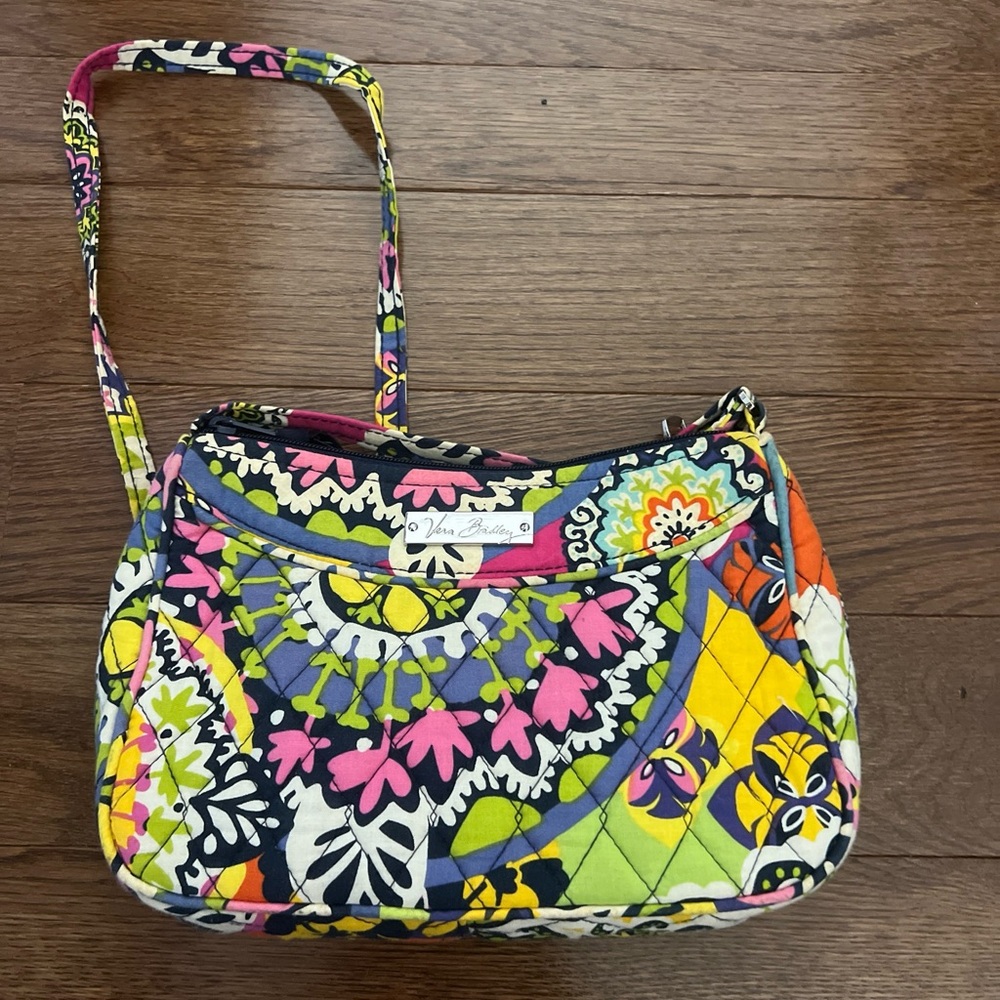 Vera Bradley Colorful Floral Shoulder Bag